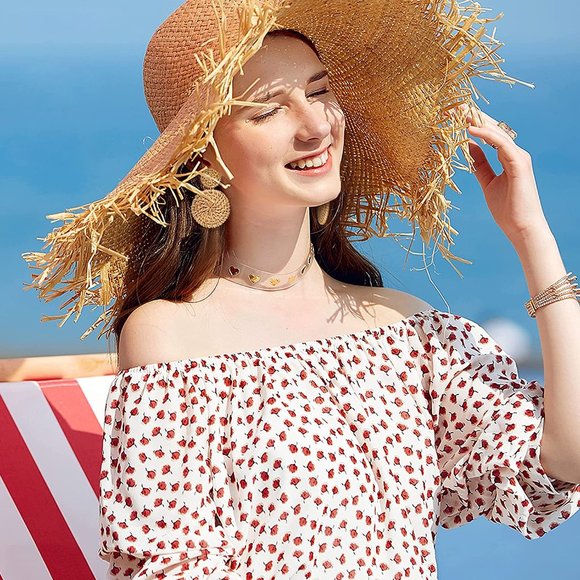 New 9 Pairs Acrylic Earrings for Women Girls Drop Dangle Leaf Earrings Bohemian - Picture 2 of 5